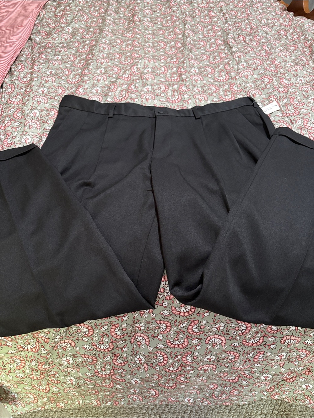 Van Heusen Black Men's Dress Pants